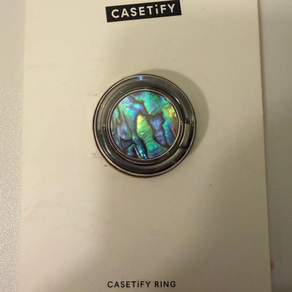 Casetify Abalone shell Phone Ring new in box